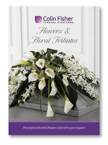 Flower leaflet Colin Fisher Funeral Directors Croydon