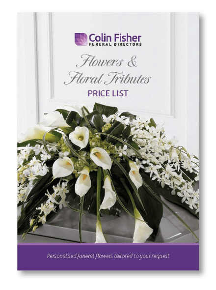 Flowers Leaflet Colin Fisher Funeral Directors Croydon